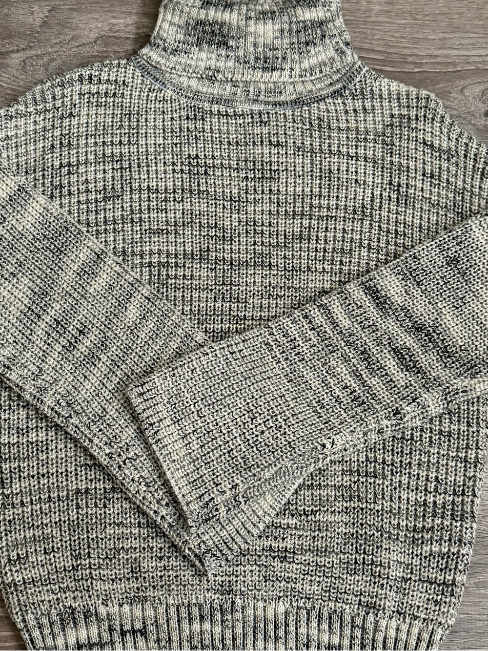 Fashion Nova Grey Marled Cuddle You Turtleneck Sweater